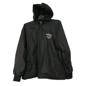 Duracell Batteries Vintage Accident Free Plant Windbreaker Jacket Mens Size XL